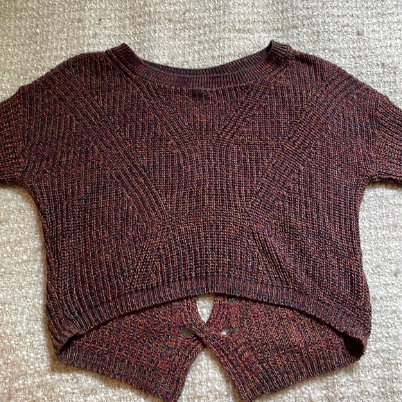 🍂 EXPRESS SIZE XS HIGH LOW OPEN BACK SWEATER - Picture 10 of 14
